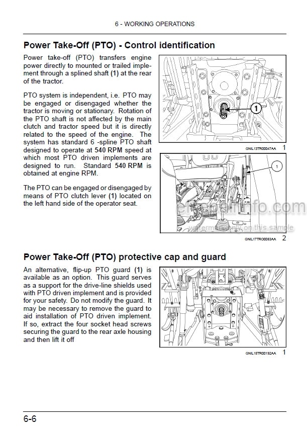 Photo 1 - New Holland 6010 6510 7510 Operators Manual Tractor 48134654