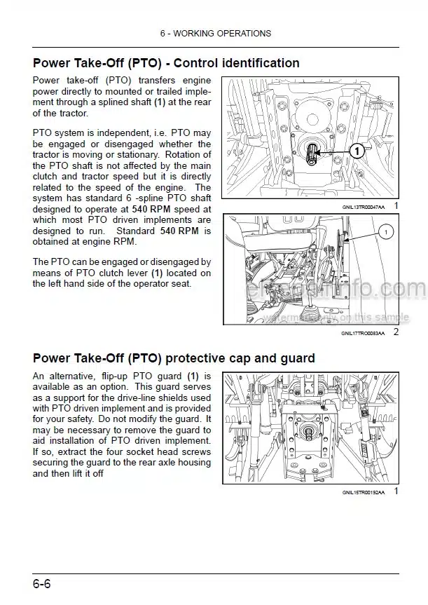 Photo 1 - New Holland 6010 6510 7510 Operators Manual Tractor 48134654