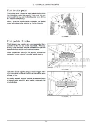 Photo 9 - New Holland 7630 8030 Operators Manual Tractor 47793448