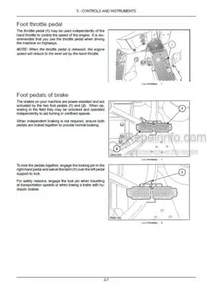 Photo 4 - New Holland 7630 8030 Operators Manual Tractor 47793448