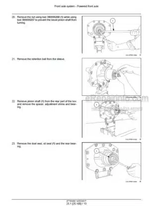 Photo 3 - New Holland 7630 8030 Service Manual Tractor 47793462