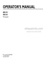 Photo 4 - New Holland 8010 9010 Operators Manual Tractor 48134653