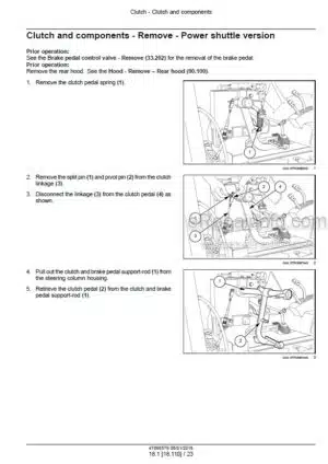 Photo 5 - New Holland 8010 9010 Service Manual Tractor 47866579