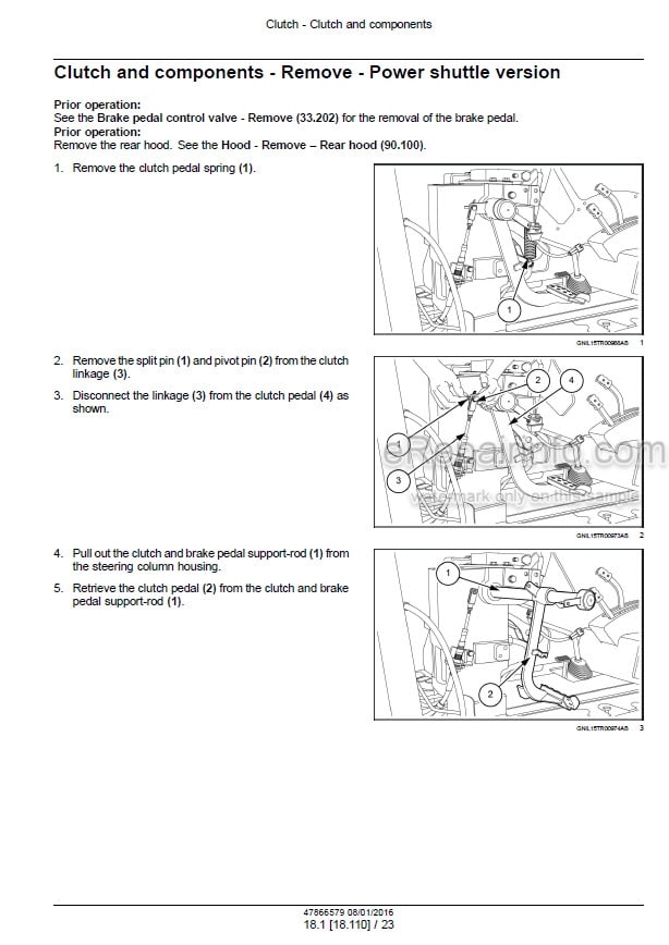 Photo 1 - New Holland 8010 9010 Service Manual Tractor 47866579
