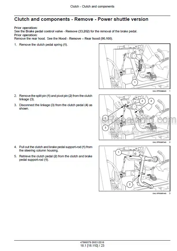 Photo 1 - New Holland 8010 9010 Service Manual Tractor 47866579