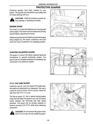 Photo 4 - New Holland 8160 8260 8360 8560 Operators And Supplement Manual Tractor 42816040