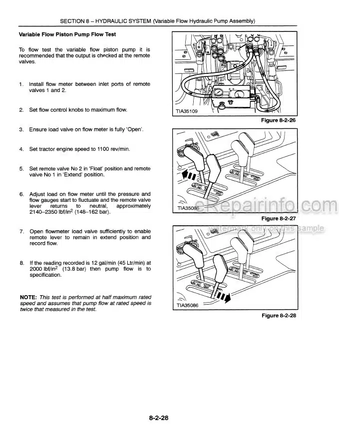 Photo 1 - New Holland 8160 8260 8360 8560 Repair Manual Tractor 40816040