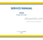 Photo 4 - New Holland 9090X Service Manual Grape Harvester 47399849B