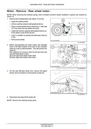 Photo 5 - New Holland 9090X Service Manual Grape Harvester 47399849B