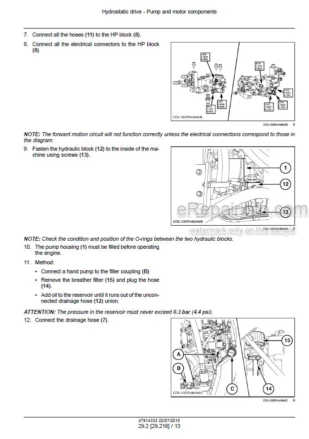 Photo 1 - New Holland 9090X GE / H / O / Coffee / Olive Plus / Olive Plus GE Service Manual Grape Harvester 47914333