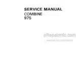 Photo 4 - New Holland 975 Service Manual Combine 40097510