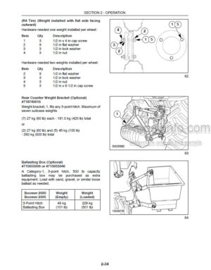 Photo 6 - New Holland Boomer 3040 Boomer 3045 Boomer 3050 Operators Manual Compact Tractor 84382266