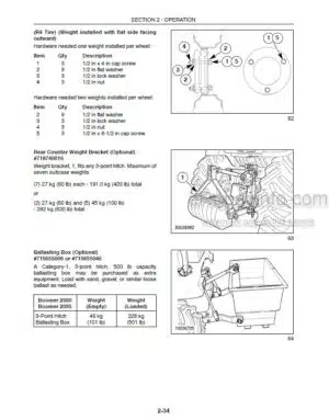 Photo 1 - New Holland Boomer 2030 Boomer 2035 Operators Manual Compact Tractor 87477103