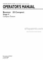 Photo 4 - New Holland Boomer 25 Compact Stage V Operators Manual Compact Tractor 51558622