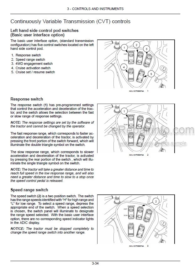 Photo 1 - New Holland Boomer 3040CVT Boomer 3045CVT Boomer 3050CVT Operators Manual Compact Tractor 47711718