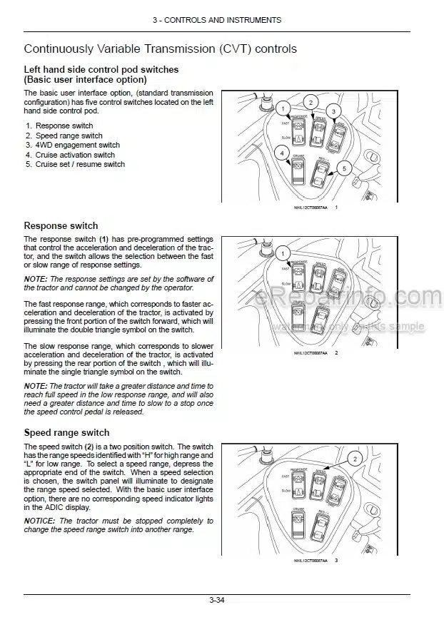 Photo 1 - New Holland Boomer 3040CVT Boomer 3045CVT Boomer 3050CVT Operators Manual Compact Tractor 47711718
