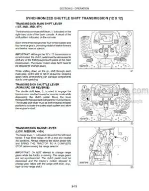 Photo 6 - New Holland Boomer 3040 Boomer 3045 Boomer 3050 Operators Manual Compact Tractor 87477124