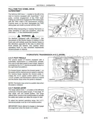 Photo 12 - New Holland Boomer 3040 Boomer 3045 Operators Manual Compact Tractor 87477122