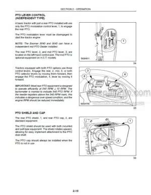 Photo 11 - New Holland Boomer 3040 Boomer 3045 Operators Manual Compact Tractor 87477123