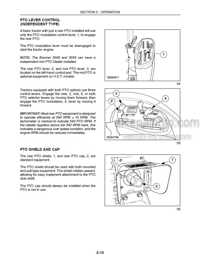 Photo 1 - New Holland Boomer 3040 Boomer 3045 Operators Manual Compact Tractor 87477123