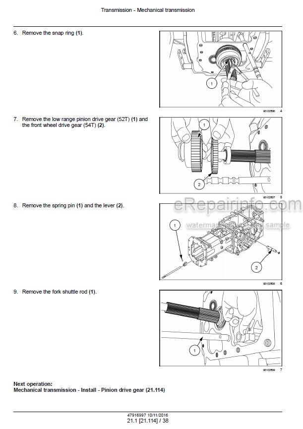Photo 1 - New Holland Boomer 30 Boomer 35 ROPS Service Manual Compact Tractor 47916997