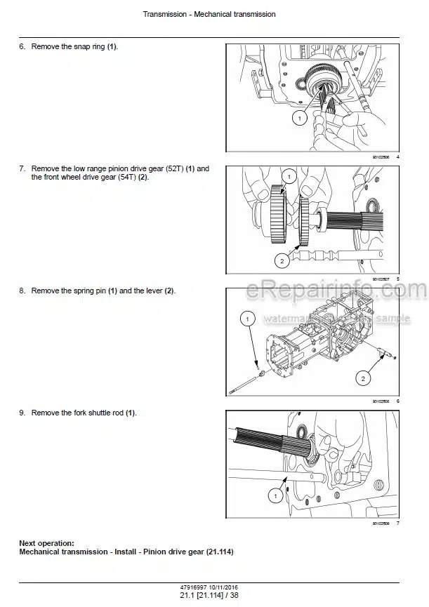 Photo 1 - New Holland Boomer 30 Boomer 35 ROPS Service Manual Compact Tractor 47916997