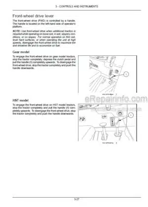 Photo 8 - New Holland L550 Service Manual Skid Steer Loader 40055510