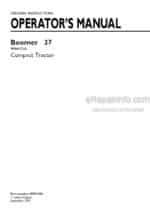 Photo 4 - New Holland Boomer 37 Operators Manual Compact Tractor 47901826