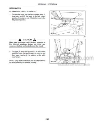 Photo 8 - New Holland B95C B95CTC B95CLR B110C Tier 4 Service Manual Loader Backhoe 84596886A