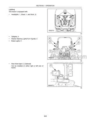 Photo 7 - New Holland Boomer 4055 Boomer 4060 Operators Manual Tractor 87477192