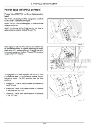 Photo 12 - New Holland Boomer 40D CVT Boomer 45D CVT Boomer 50D CVT Operators Manual Compact Tractor 48028209