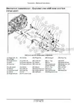 Photo 6 - New Holland Boomer 40 Boomer 50 ROPS Service Manual Compact Tractor 47917001