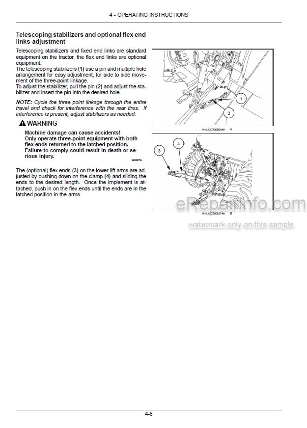 Photo 1 - New Holland Boomer 40 Boomer 50 With Cab Operators Manual Compact Tractor 47901424
