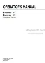 Photo 4 - New Holland Boomer 41 Boomer 47 Operators Manual Compact Tractor 47578243