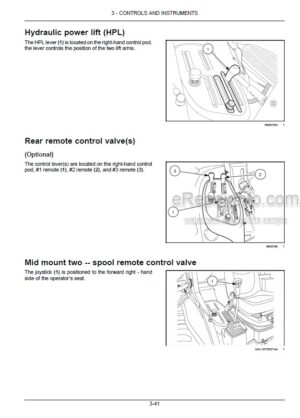 Photo 7 - New Holland 555E 575E 655E 675E Operators Manual Backhoe Loader 86570568