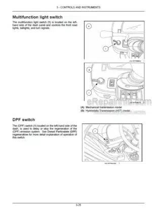 Photo 7 - New Holland 555E 575E 655E 675E Operators Manual Backhoe Loader 42055541