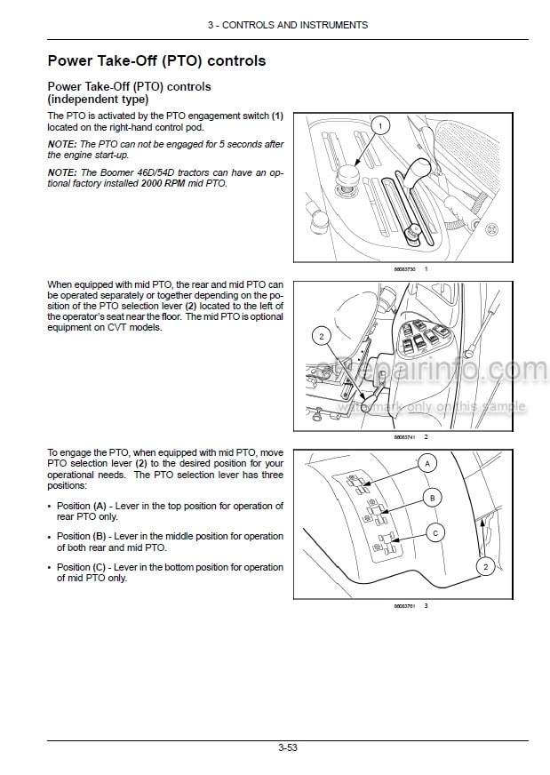 Photo 1 - New Holland Boomer 46D CVT Boomer 54D CVT Tier 4B Final Operators Manual Compact Tractor 48028213