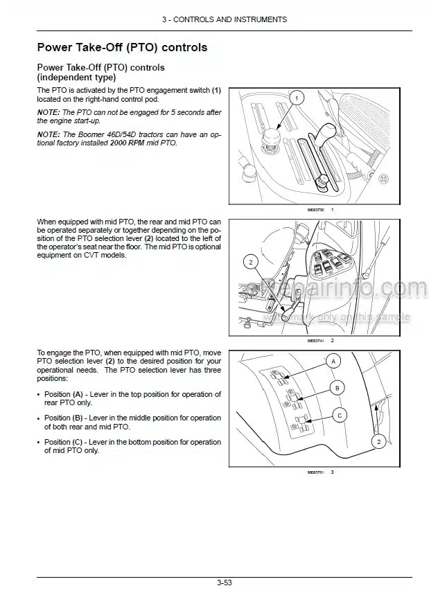Photo 1 - New Holland Boomer 46D CVT Boomer 54D CVT Tier 4B Final Operators Manual Compact Tractor 48028213