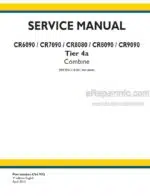 Photo 4 - New Holland CR6090 CR7090 CR8080 CR8090 CR9090 Tier 4A Service Manual Combine 47667943
