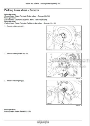 Photo 8 - New Holland Boomer 30 Boomer 35 ROPS Service Manual Compact Tractor 47916997