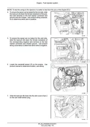 Photo 11 - New Holland CR8090 TIER II Service Manual Rotary Combine 47773924