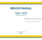 Photo 4 - New Holland CS6080 CS6090 Service Manual Utility Combine 47724036