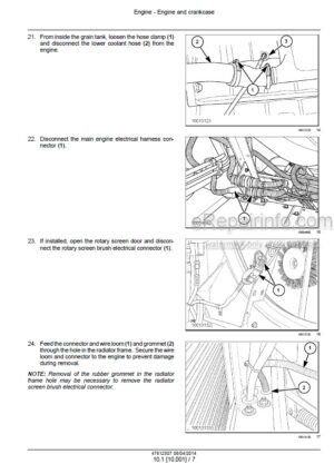 Photo 7 - New Holland DC75 DC85 DC95 Repair Manual Dozer 6-76640