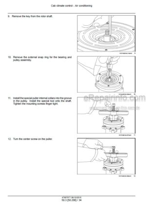 Photo 7 - New Holland EH15 Shop Manual Hydraulic Excavator 6-79880NA
