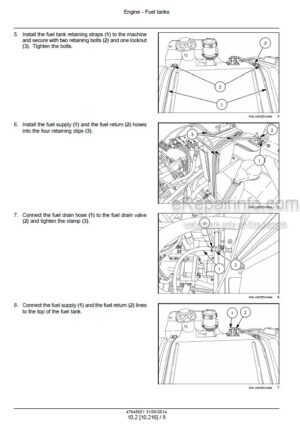 Photo 10 - New Holland D180C Tier 4 Service Manual Crawler Dozer 47645621