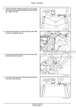 Photo 8 - Sperry New Holland 1400 1500 Service Manual And Troubleshooting Guide Combine