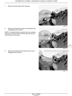Photo 7 - New Holland E175C Service Manual Crawler Excavator 47494131A