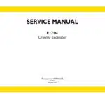 Photo 4 - New Holland E175C Service Manual Crawler Excavator 47494131A