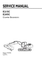 Photo 5 - New Holland E215C E245C Service Manual Crawler Excavator 47399290A