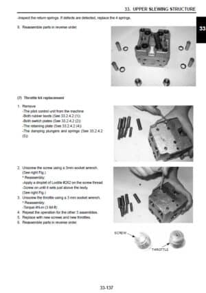 Photo 8 - New Holland E175C Service Manual Crawler Excavator 47494131A